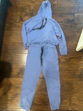 Calvin Klein Lavender Hooded Track Set